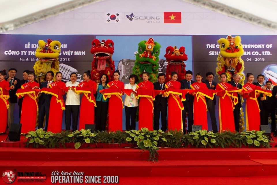 Tổ chức sự kiện Hàn Quốc khánh thành Sejung Việt Nam - ảnh 2