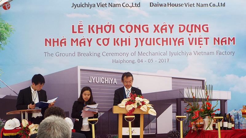 Khởi công xây dựng Nhà máy cơ khí Jyuichiya Việt Nam